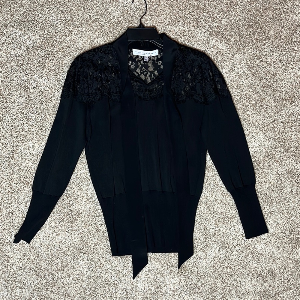 Carolina Herrera Black Pullover Sweater